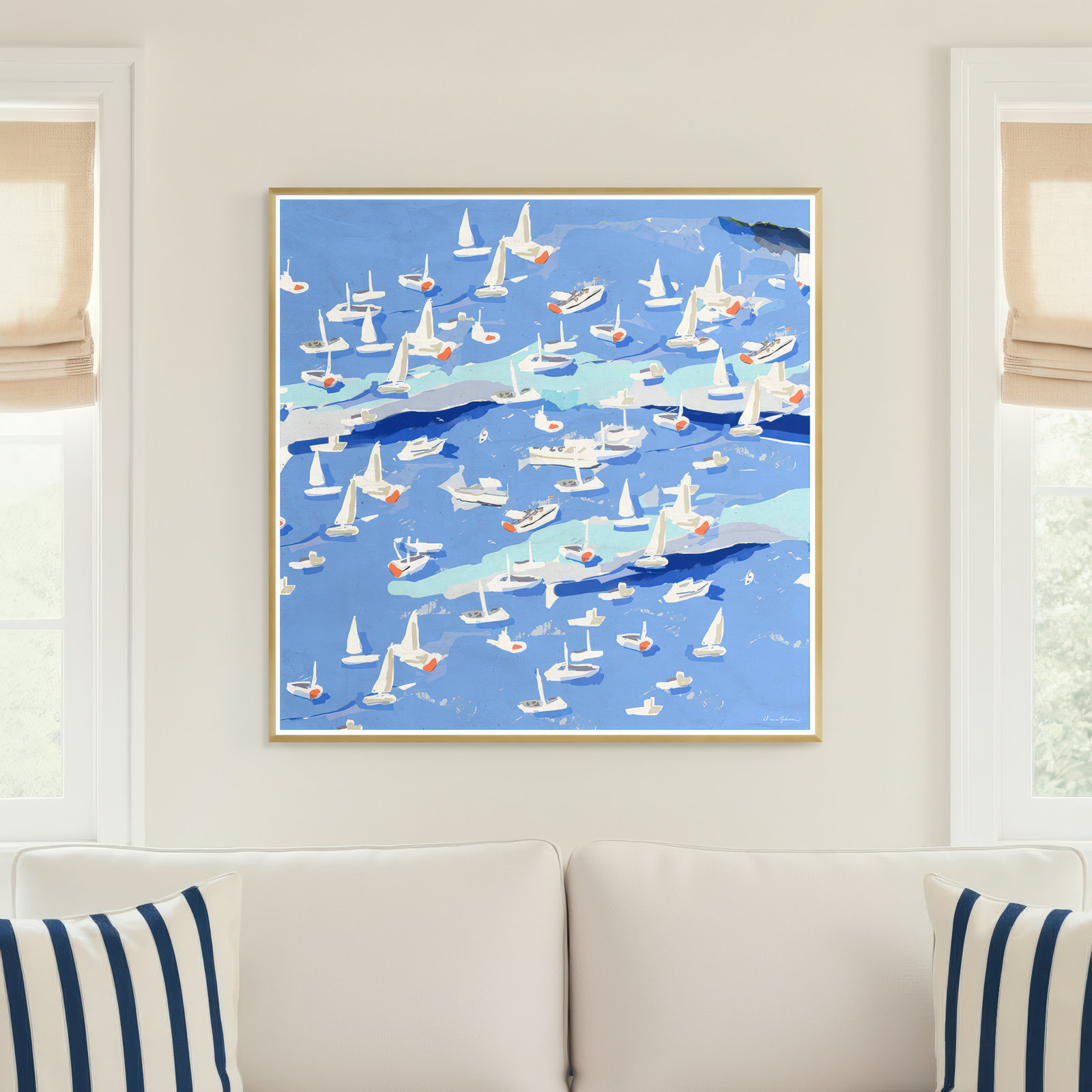 Dana Gibson "Island Hopping I" Print