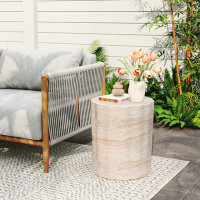 Outdoor/Indoor Concrete Side Table