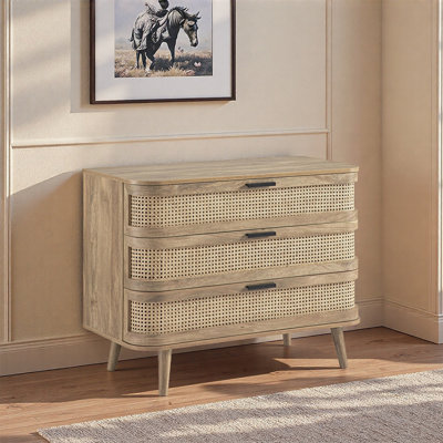 Armoire de rangement trois tiroirs rétro