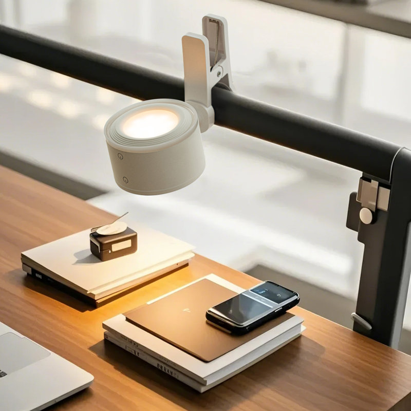 Sabesan Metal Desk Lamp, White