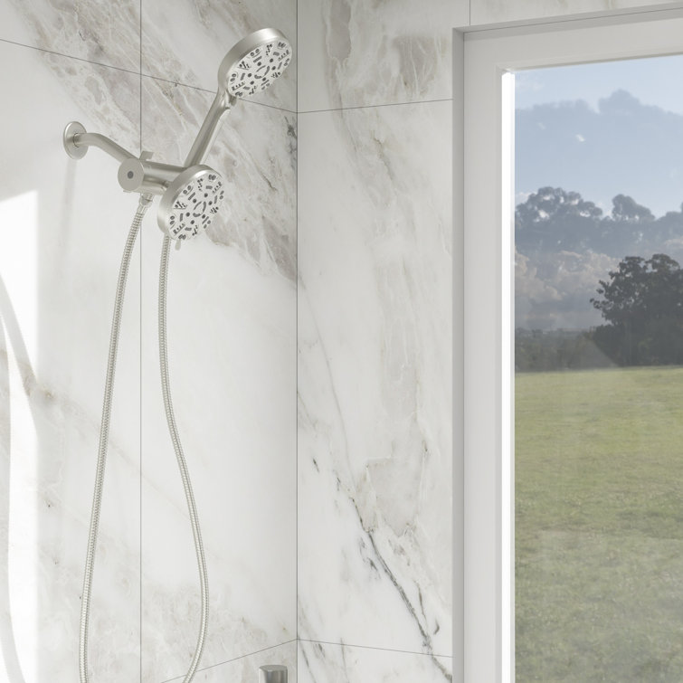 Double Rain Shower Set with 8-Functions