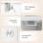 Bathroom Storage Cabinet with Door Toilet Paper Holder Stand for Small Spaces -283501867