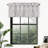 Zambrana Room Darkening Damask and Floral Pattern Window  Kitchen Valances 1 Pack-1029280367-941347520
