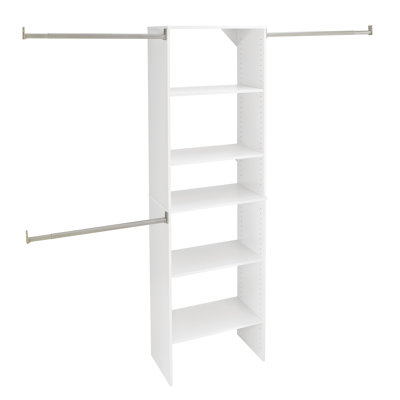 SuiteSymphony 60" W - 120" W Closet System Starter Kit