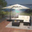 Parasol en porte-à-faux rectangulaire avec haut-parleur Bluetooth 13 'x 10' Mytchell-306349406-293583627