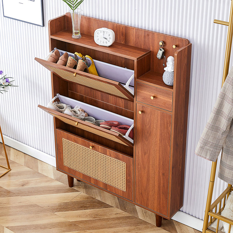 Accent Cabinet, Modern Minimalist Shoe Cabinet