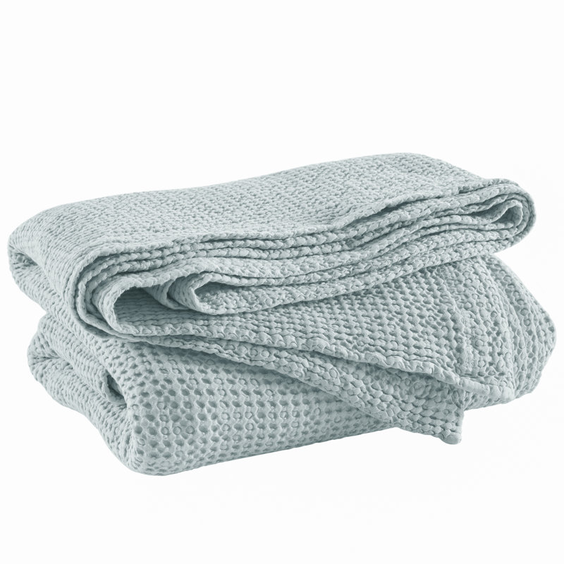 Bubble Matelasse Coverlet, Sky, King Coverlet