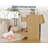 Farmhouse 6-Drawer Dresser, 47" Handle-less Chest with Natural Oak Finish & Push Open Mechanism, Retro Brown