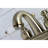 Kingston Brass Restoration Two-Handle 3-Hole Deck Mount 4" Centerset Bathroom Faucet-39104521