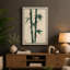 Bamboo in Green Japandi 1 Piece Wrapped Canvas Wall Art-424166180-424166364