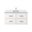 Single Bath Vanity with White Quartz Top and Faucet Set-724092019-724092028