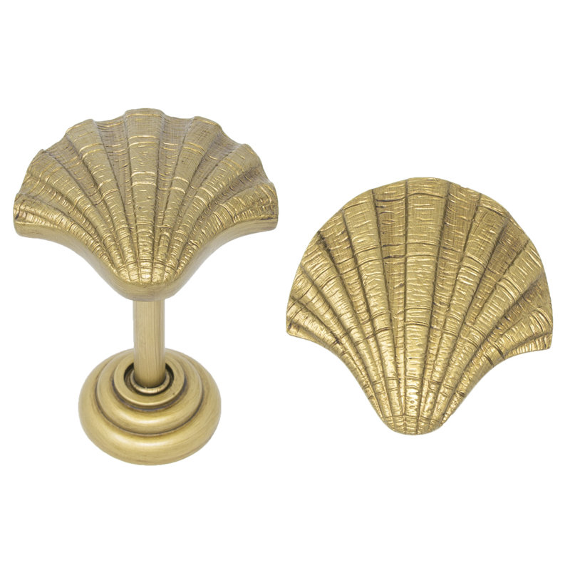 Retenue de rideau en médaillon Chantle Shell, Doré de la Renaissance
