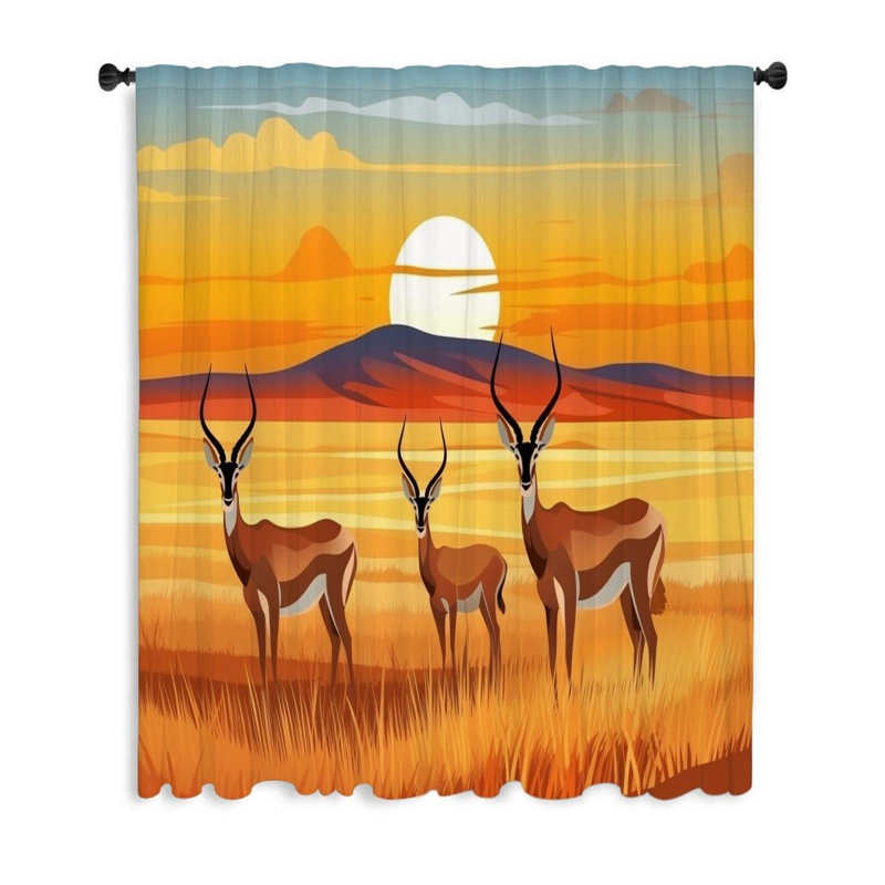 Rideaux Antilope, L 53 po x L 87 po