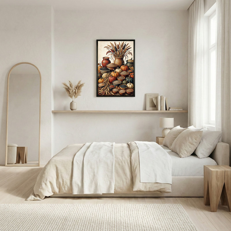 Art texturé sur toile citrouilles texturées, H 36 po x l 24 po