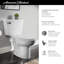 American Standard Cadet 1.6 Gallons GPF Elongated Comfort Height Floor Mounted Kit (Seat Not Included)