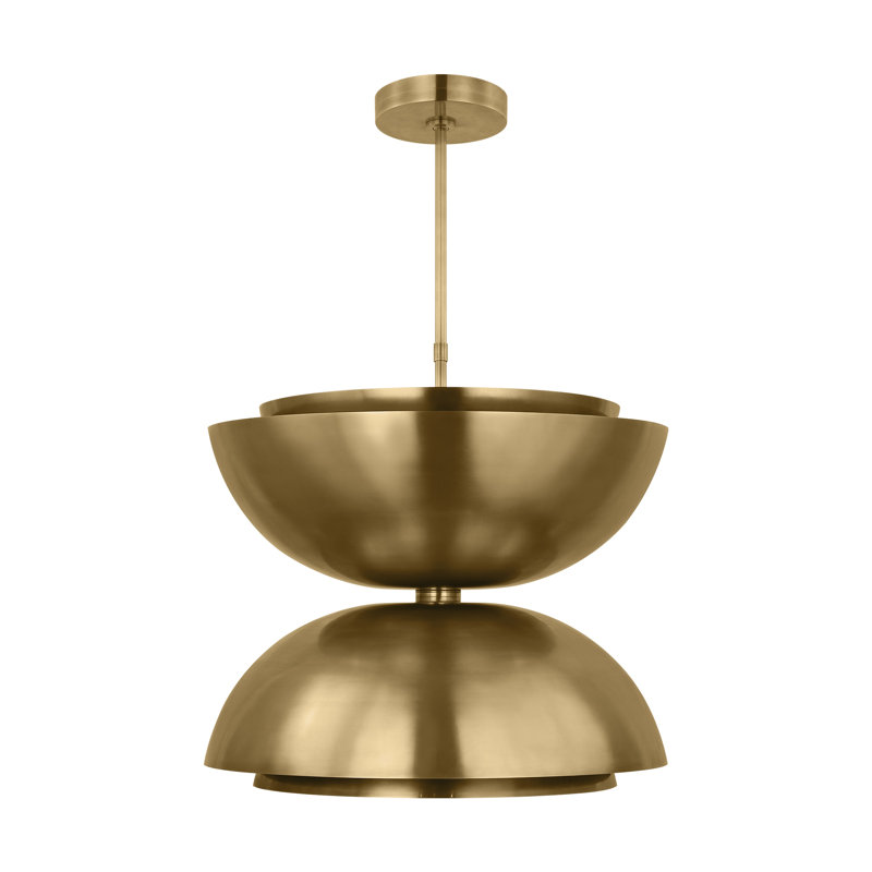 Shanti 2 - Light LED Pendant, Natural Brass, 26" W x 26" D x 21.2" H