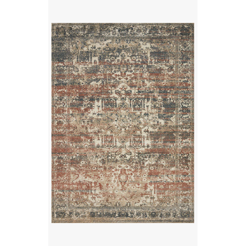 Lazro Oriental Indoor Rug, Gray