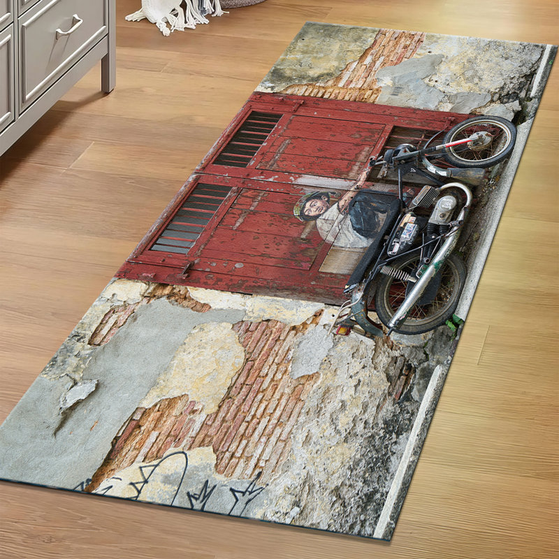 Chic Floral Pattern Printed Rug with Pile Soft Type Perfect for Enhancing the Look of Your Contemporary Living Room Decor