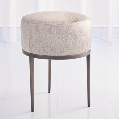 Urban Stool w/Hair-on-Hide by Global Views
