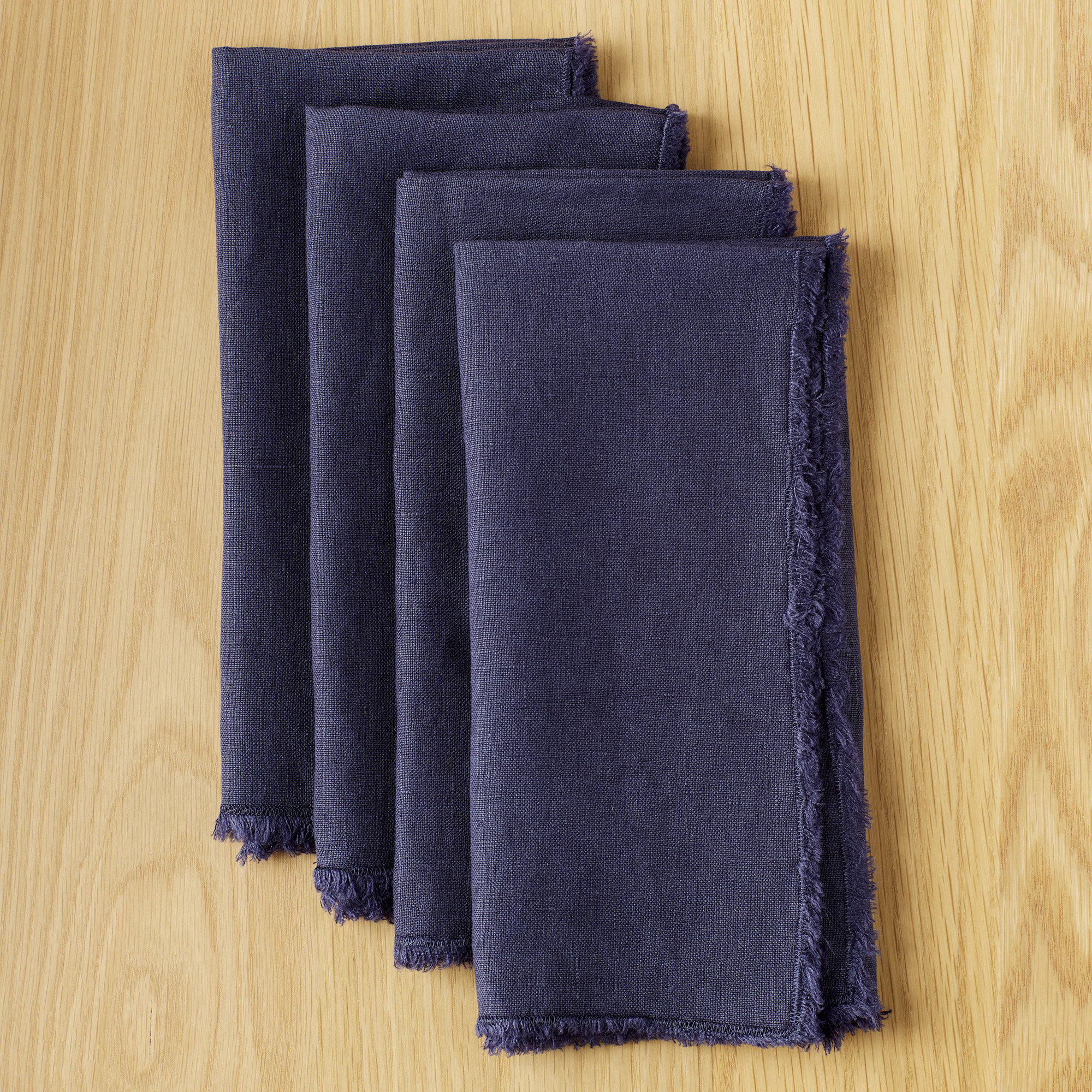 Zadia Linen Napkin, Midnight Blue