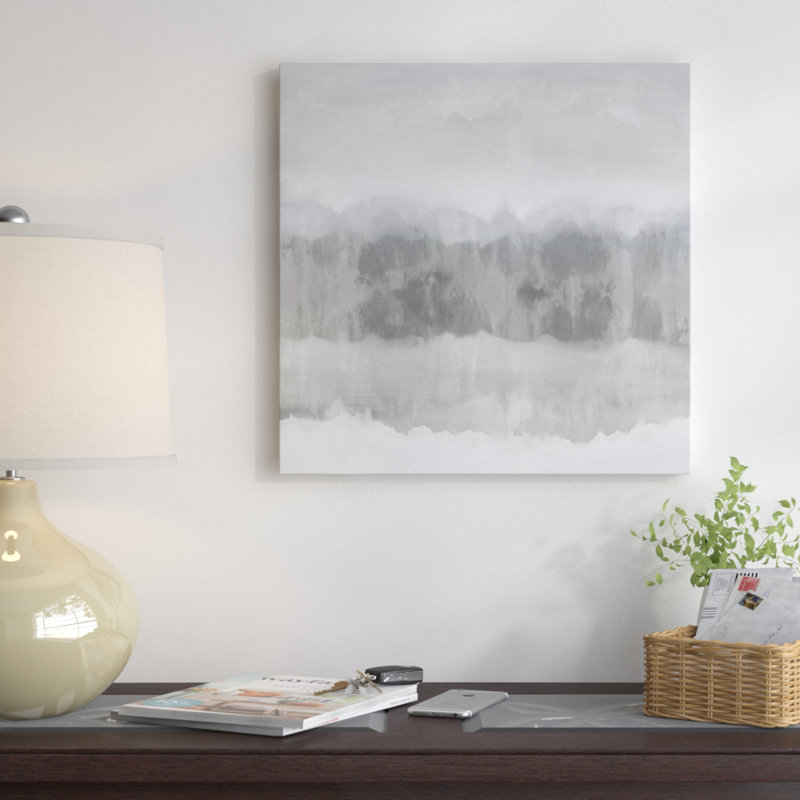 « subtil mouvement ii », reproduction d’art sur toile tendue, H 18 po x l 18 po x P 1,5 po, Toile avec cadre flottant noir