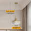 Lustre suspendu 11,75 "Dia X 10" H