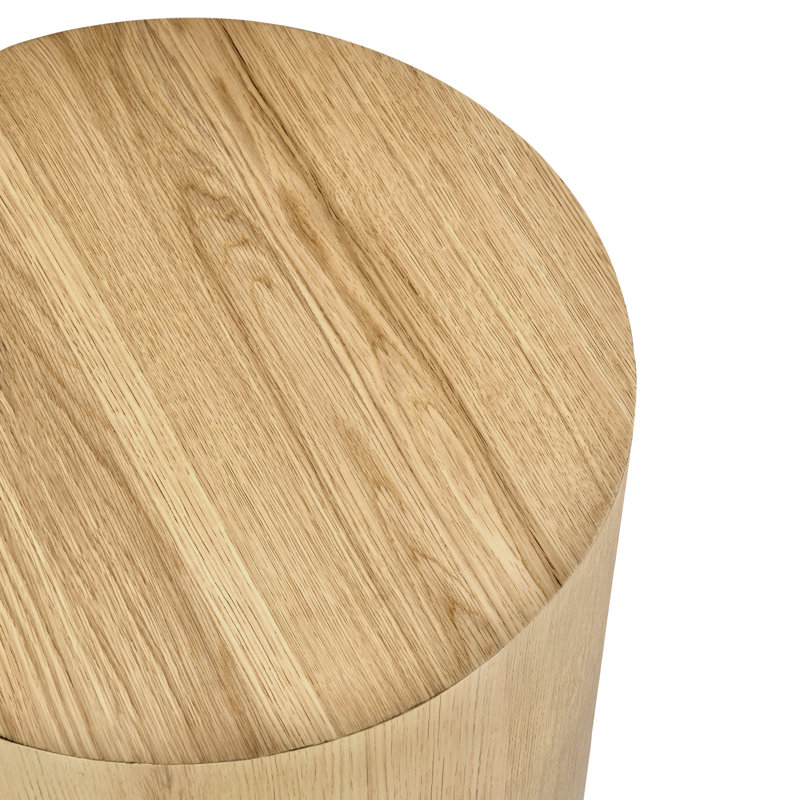 Layne 20" Round End Table, Natural