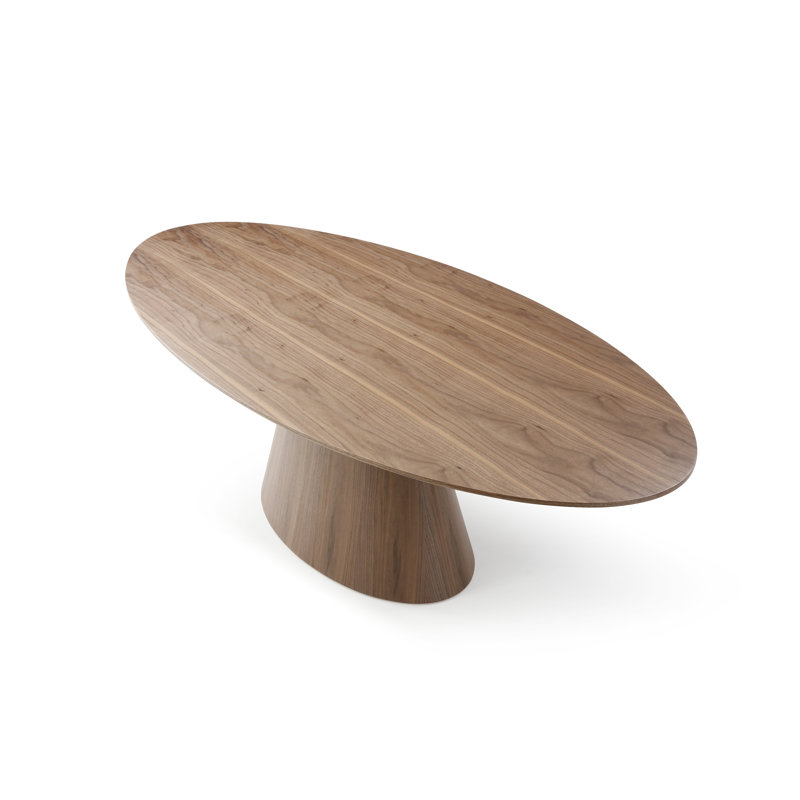 Alesha Oval Dining Table, Walnut