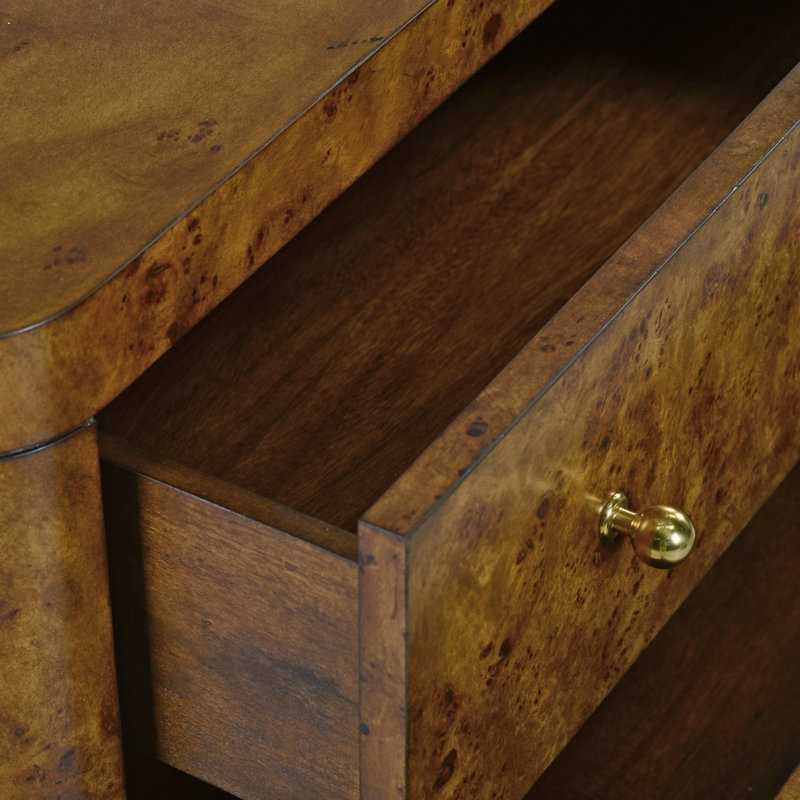 Roland 3 - Drawer Nightstand, Brown