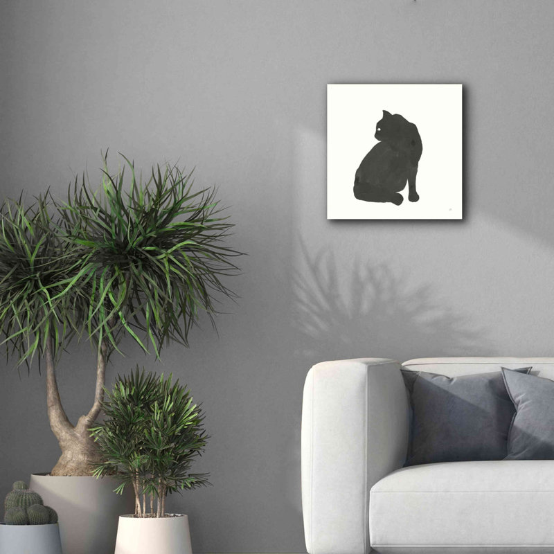 «Black Cat IV» par Chris Paschke, H 18 po x l 18 po x P 0,75 po