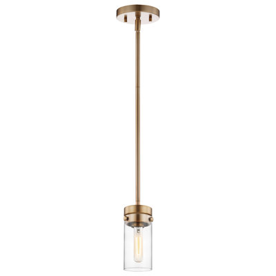 Luminaire suspendu cylindrique à 1 lumière Isamar