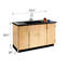 Nettoyer l'évier avec la station de travail Cabinets