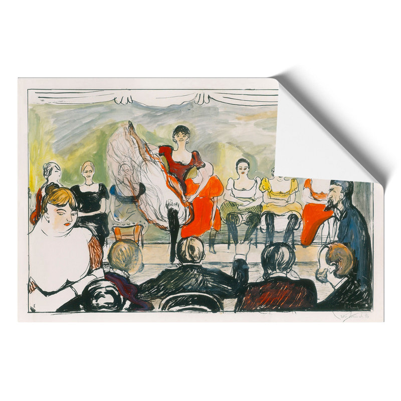 Tingletangle by Edvard Munch - Frameless Print, 30cm H x 42cm W x 0.1cm D