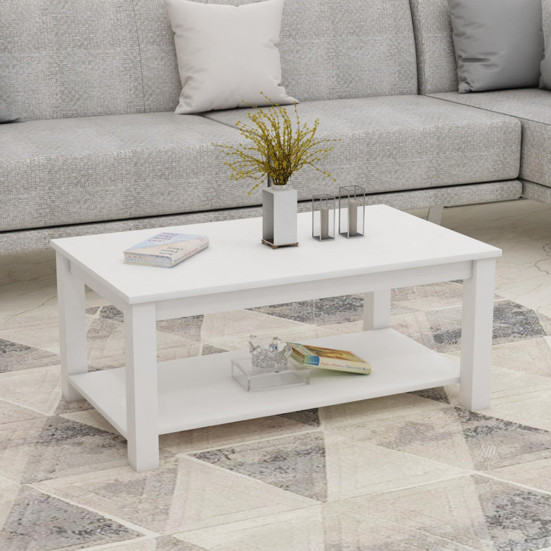 Glorias Coffee Table, White