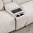 125'' Wide Upholstered Reclining Sofa With Console