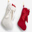 Personnalisation de bas de Noël Holly Jolly Bow - ivoire-121111366