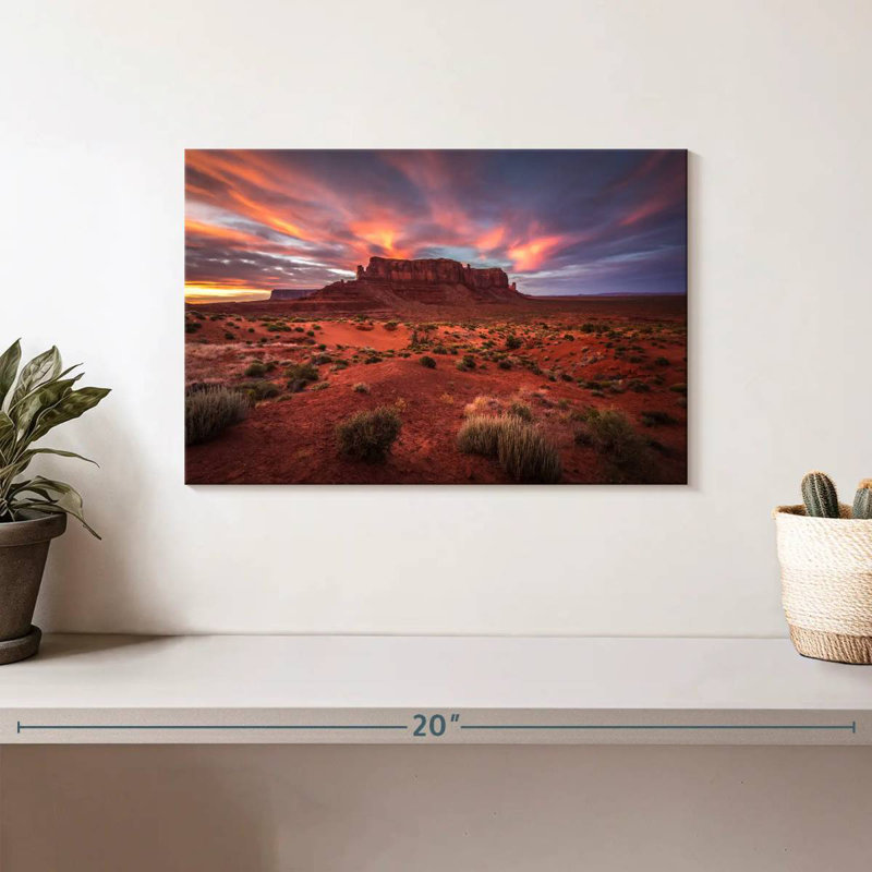 Alvord Sentinel Mesa At Sunset, 8" H x 12" W