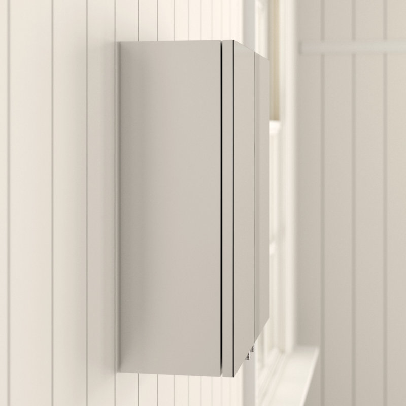 Avon 430mm W 440mm H Surface Frameless Medicine Cabinet Mirror 1 Fixed