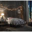 Silver Finish Twin Bed W/Canopy