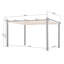 Condate: Aluminium Pergola 3x4m with Sliding Retractable Canopy, Beige-1388113572