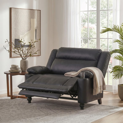 Fauteuil inclinable manuel capitonné