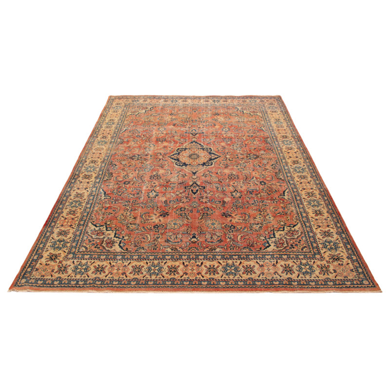 Tapis unique en cuivre rétro 8 pi 7 po x 12 pi 10 po One Of A Kind Antalya