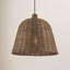 Luminaire suspendu en rotin tissé à 1 lumière Webber Jonesborough