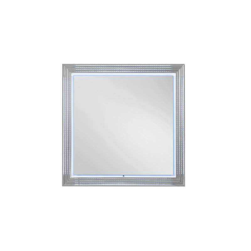 MOON MARBLE MIRROR WITH LED, Marble