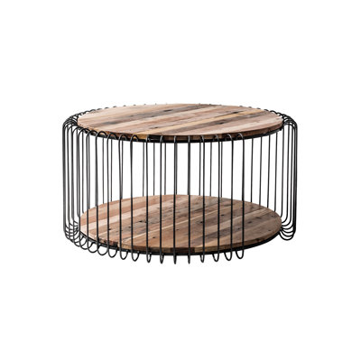 Dmarion Solid Wood Top Coffee Table