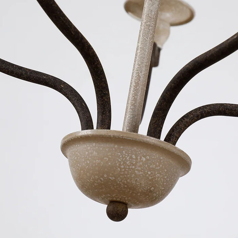 Lustre empire 5 lumières de style bougie Ainoah