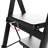 4 Step Ladder, Folding Step Stool with Wide Anti-Slip Pedal, 350lbs