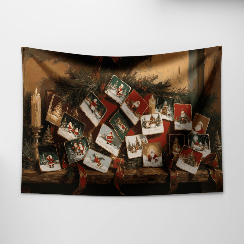 Tapisserie murale «Christmas», 51 po x 60 po