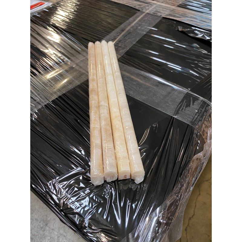 Honey Onyx 1/2" X 12" Pencil Onyx Look Floor And Wall Liner