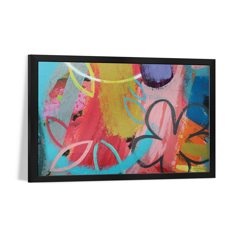 Abstrait 16 - reproduction d'art mural - affiche de galerie, H 16 po x l 24 po